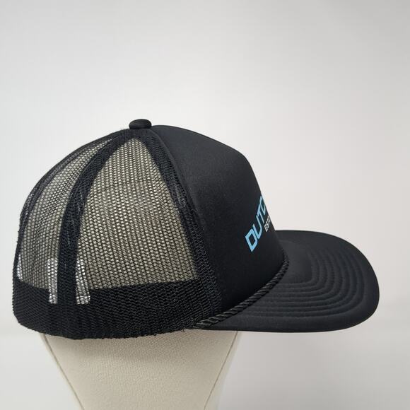 Dutch Bros Slideback Trucker Hat Black One Size Adjustable Mesh Back Rope - Picture 5 of 9